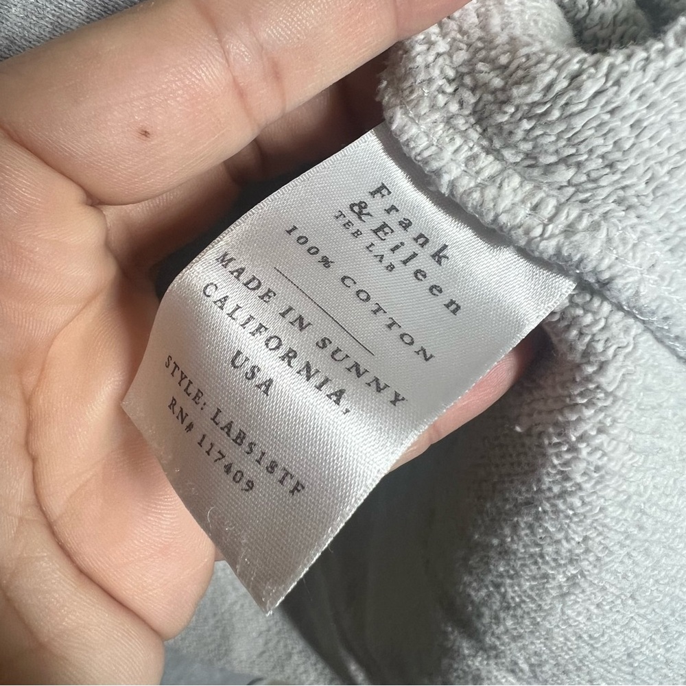 Frank & Eileen Aspen Travel Sweat Set Gray Melange Size Medium Cotton - Picture 5 of 12
